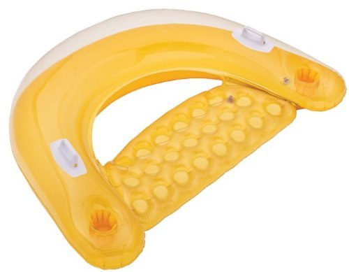 Intex Sit 'n Float Classic Inflatable Raft Swimming Pool Lounge