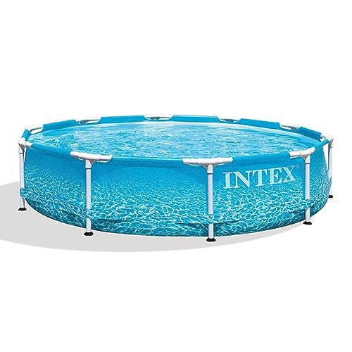 Intex 28206EH Large Round Above Ground Swimming Pool 10 Foot by 30 Inch