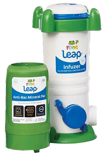 FROG Leap Infuzer Cycler with Mineral Cartridge Easiest Pool Sanitizing System up to 25,000 gallons