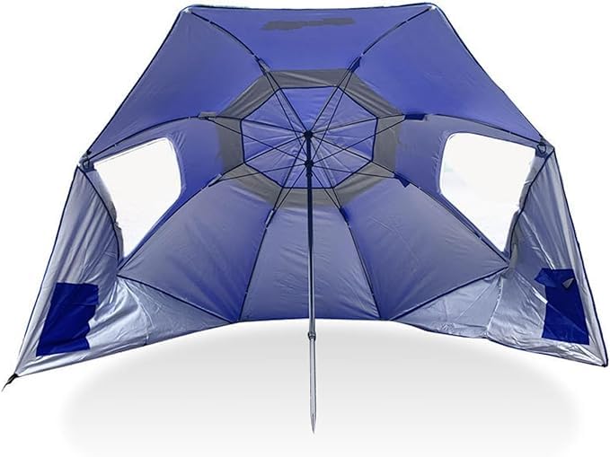 Sport-Brella Super-Brella SPF 50+ Sun and Rain Canopy Umbrella for Camping, Beach and Sports