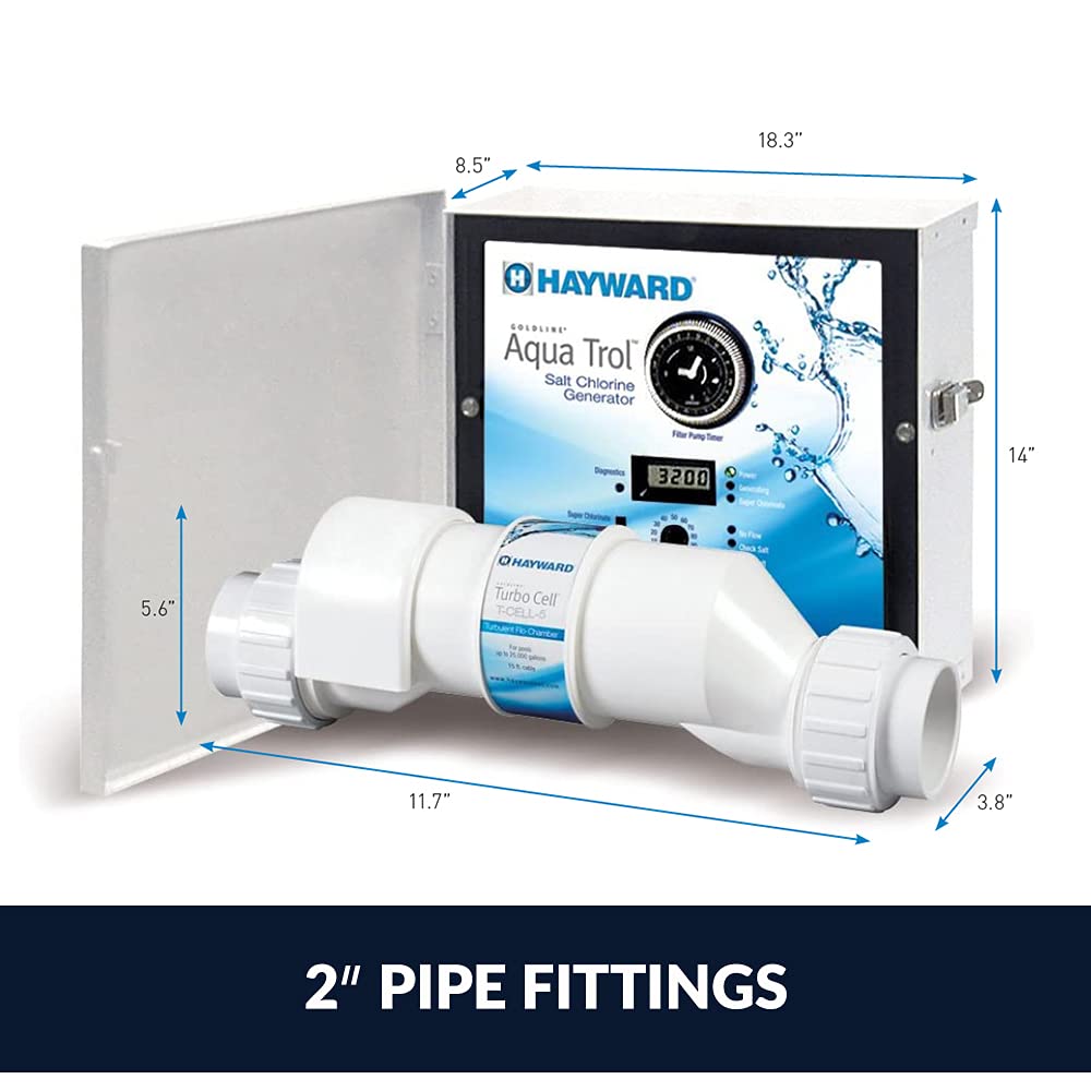 Hayward Goldline AQ-TROL AquaTrol Above-Ground Swimming Pool Salt Chlorination System