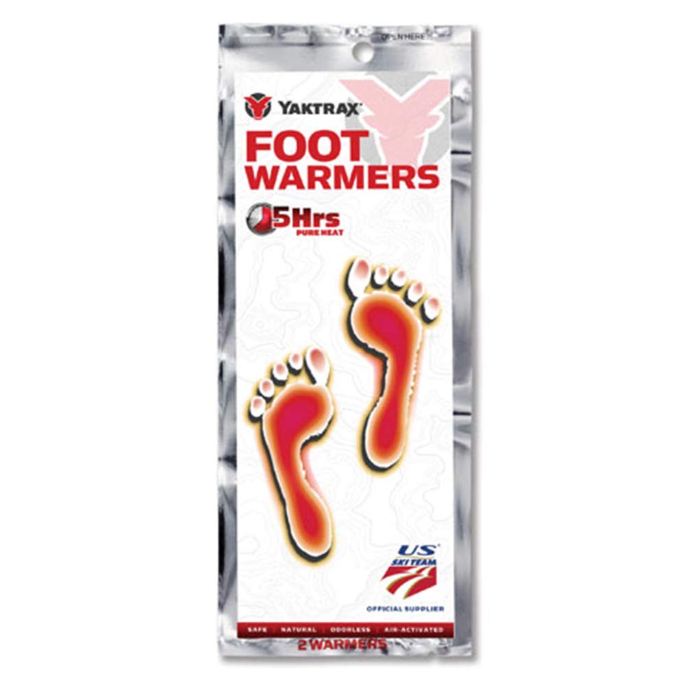 Yaktrax Wamers Foot Warmer Insole: SM/MD W5-8 M4-7 Box of 20 Pair