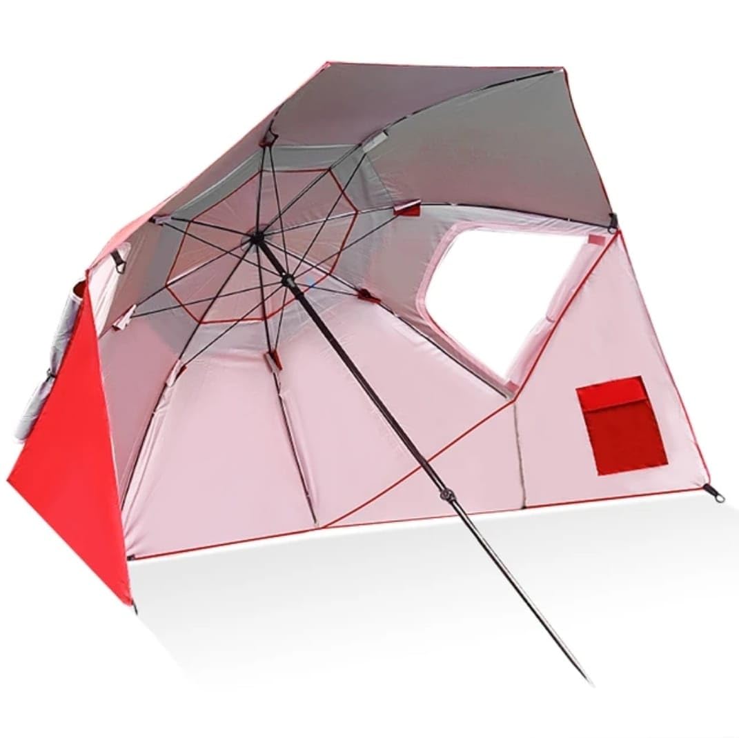 Sport-Brella Super-Brella SPF 50+ Sun and Rain Canopy Umbrella for Camping, Beach and Sports