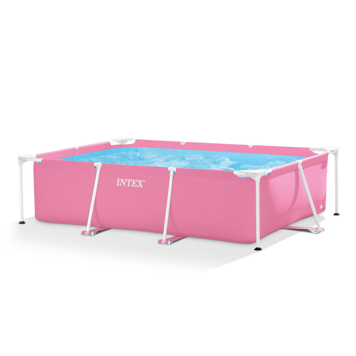 Intex Metal Frame Above Ground Outdoor Backyard Swimming Pool