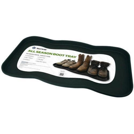 Yaktrax All-Season Boot and Shoe-Tray , Black