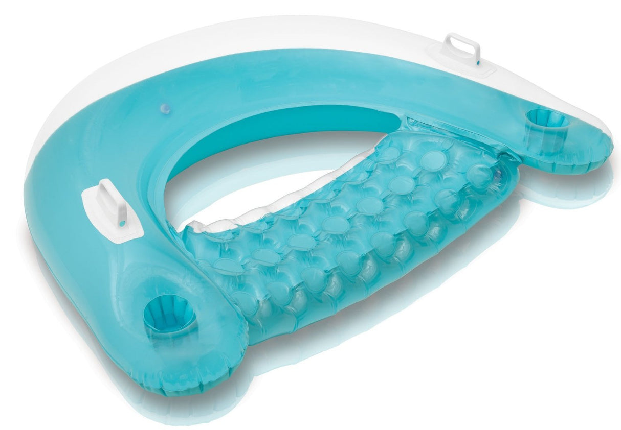 Intex Sit 'n Float Classic Inflatable Raft Swimming Pool Lounge