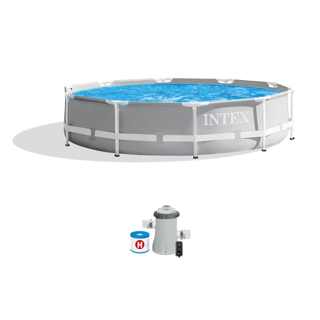 Intex Prism Frame Above Ground Swimming Pool Set