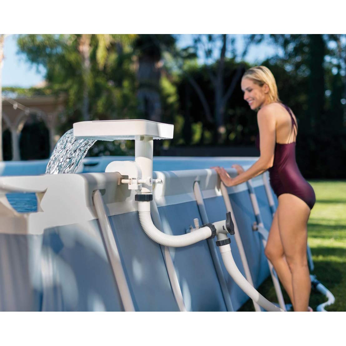 Intex Multi-Color LED Waterfall Cascade for Intex Above Ground Pools