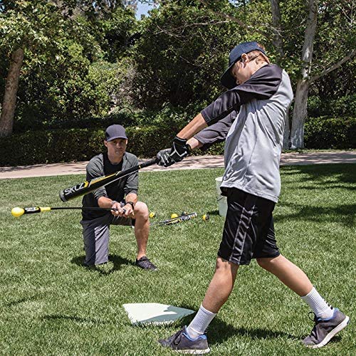 SKLZ Hitting Stick Batting Swing Trainer for Baseball & Softball - Improve Swing Mechanics, Enhance Hand-Eye Coordination, and Boost Bat Speed for All Skill Levels.
