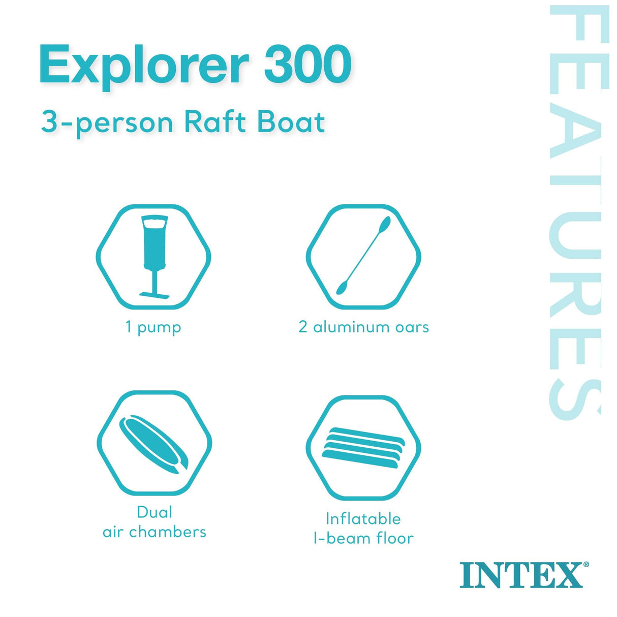 Intex Explorer Inflatable Boat