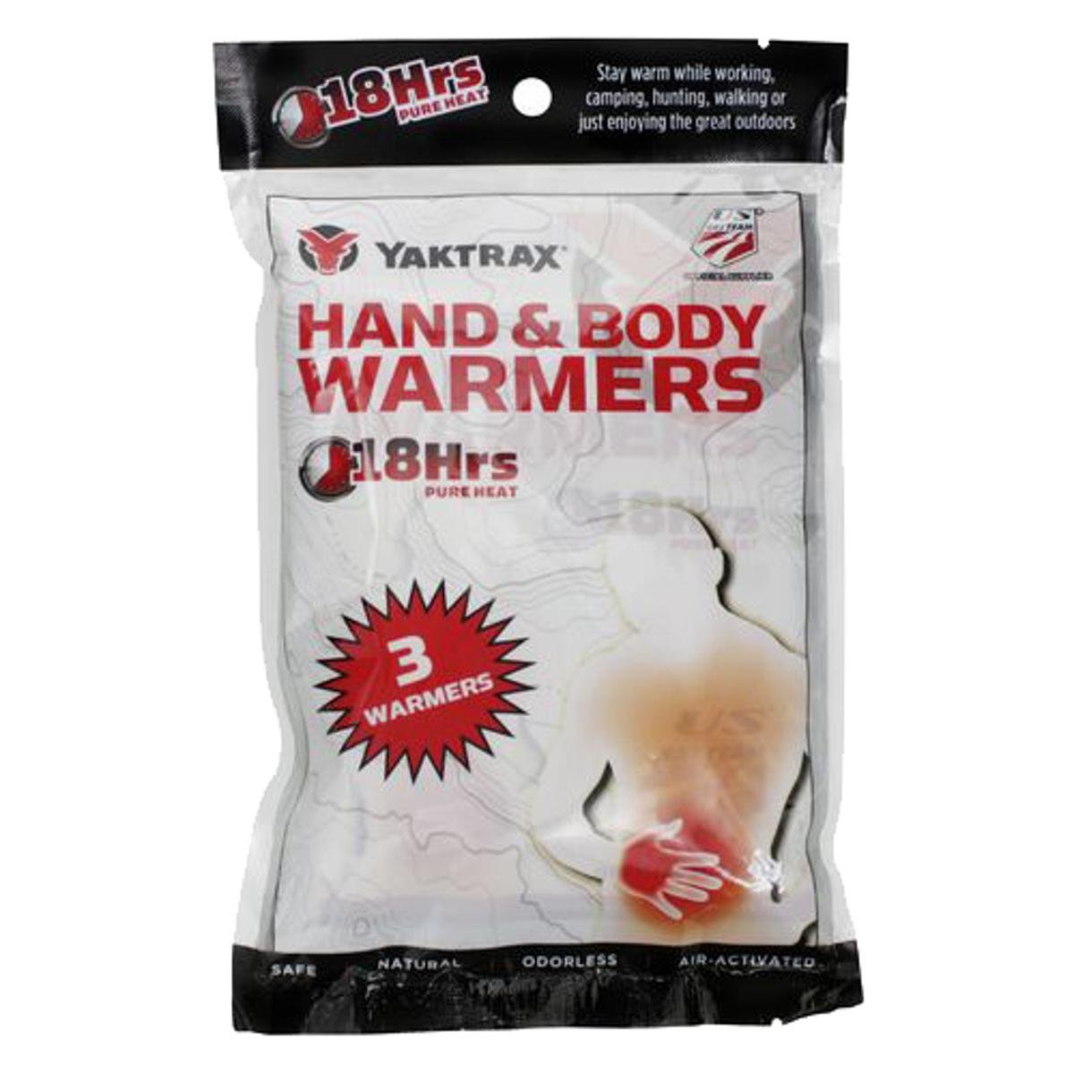 Yaktrax 07325 Hand & Body Warmer, 3 Pack