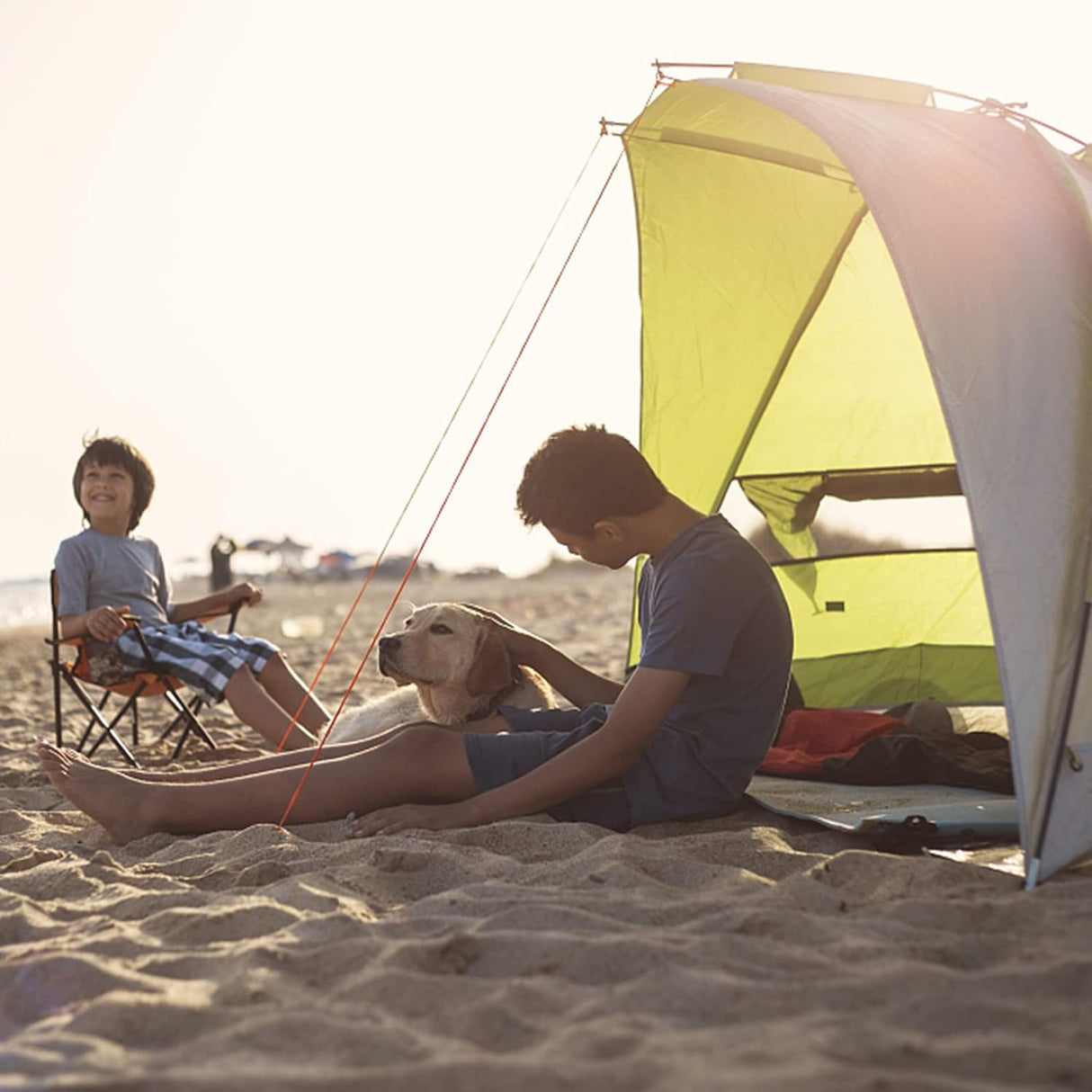 Sport-Brella Super-Brella SPF 50+ Sun and Rain Canopy Umbrella for Camping, Beach and Sports