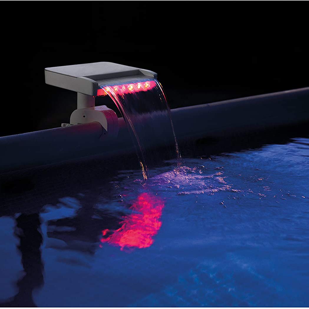 Intex Multi-Color LED Waterfall Cascade for Intex Above Ground Pools