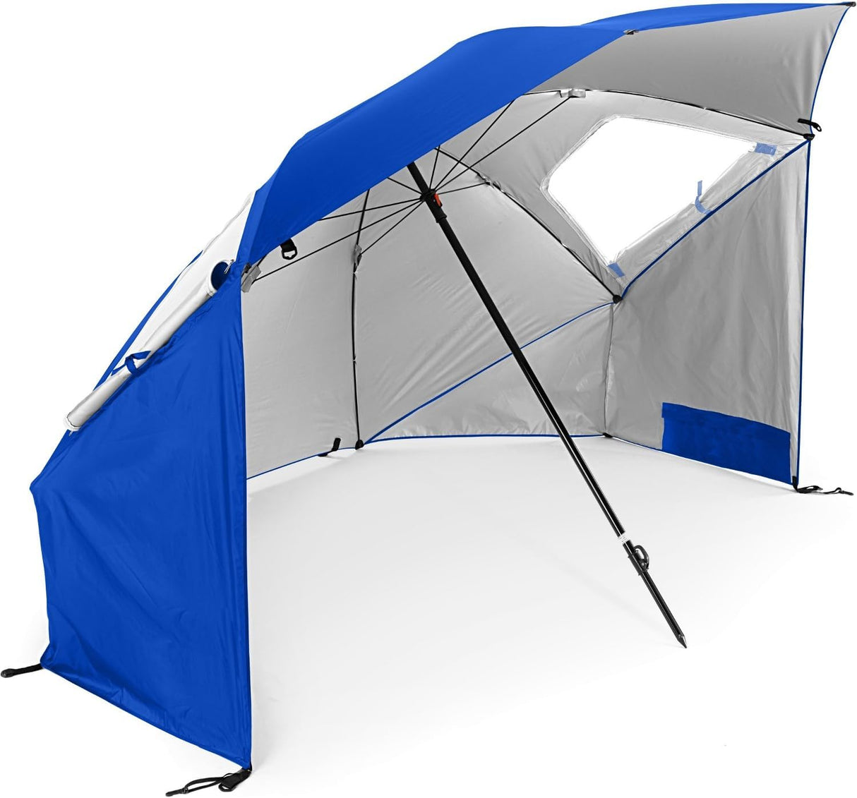 Sport-Brella Super-Brella SPF 50+ Sun and Rain Canopy Umbrella for Camping, Beach and Sports