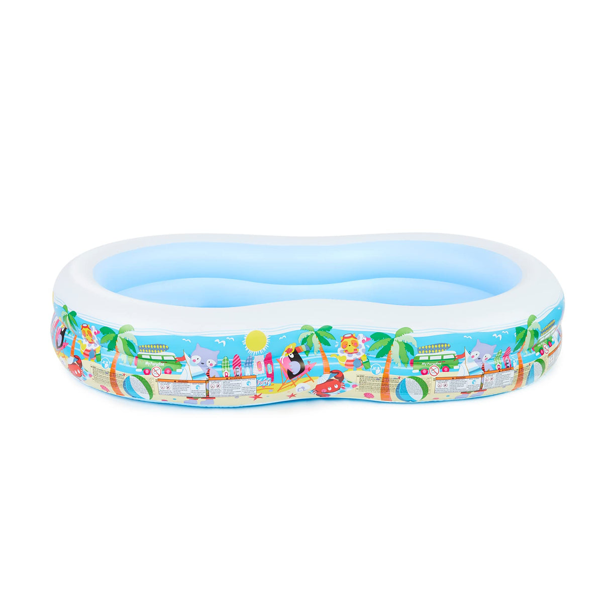 Intex Swim Center Paradise Seaside Inflatable Kiddie Pool