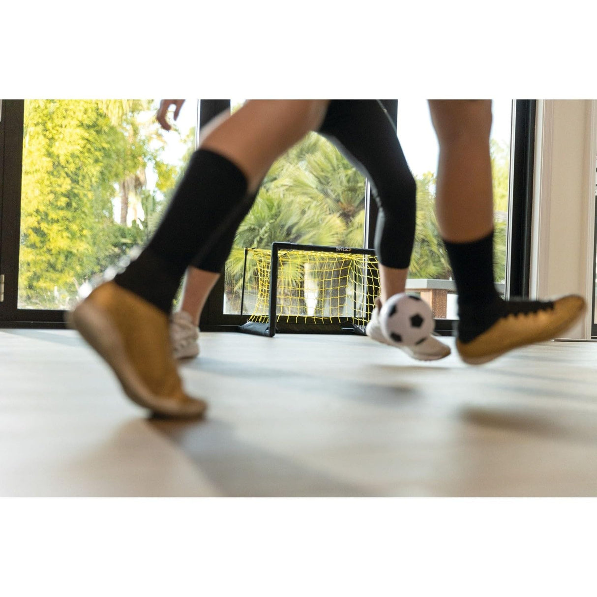 SKLZ Pro Mini Goal, Includes 5" Soft Ball, Easy to Assemble Frame