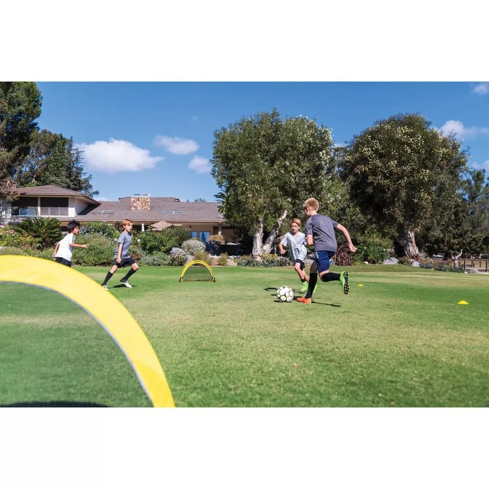 SKLZ Playmaker Portable Pop-Up Goal Set for Training and Pickup Games (Includes 2 Goals)