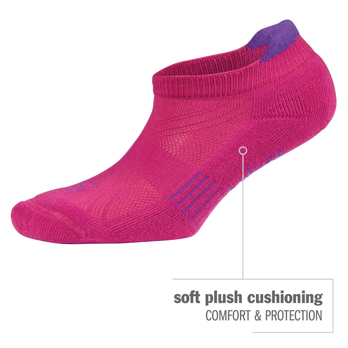 Balega Kids' Hidden Cool Cushioning Performance No Show Athletic Running Socks (1 Pair)