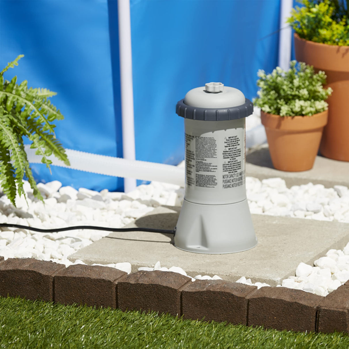 Intex Krystal Clear Cartridge Filter Pump for Above Ground Pools