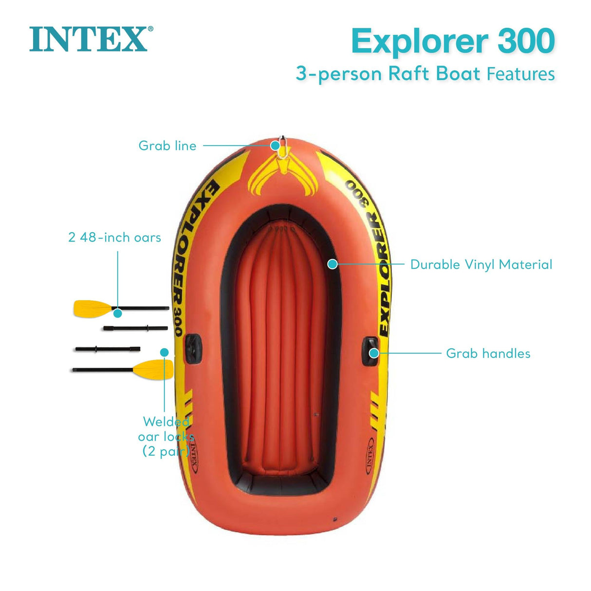 Intex Explorer Inflatable Boat