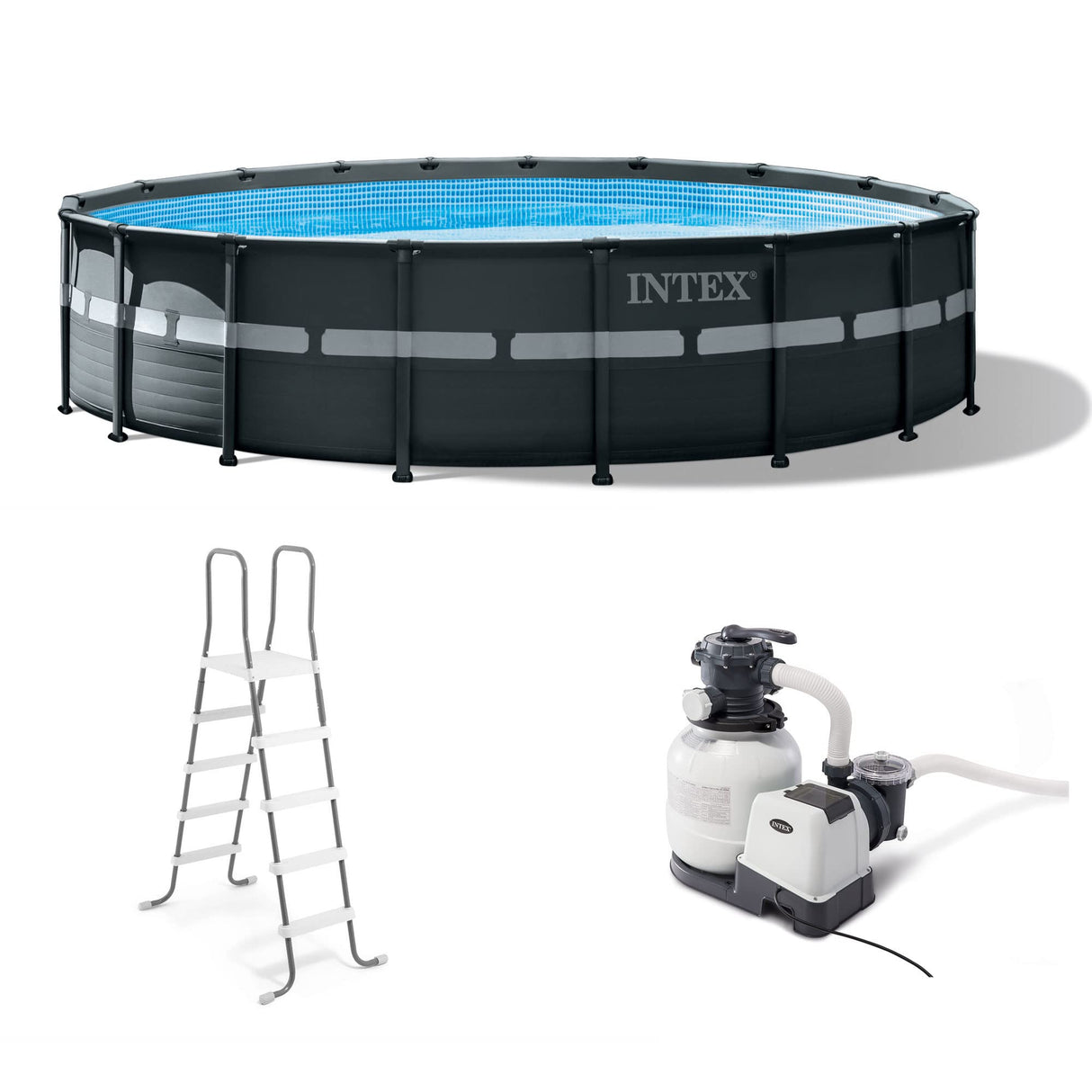 Intex Ultra XTR Frame 18' x 52" Above Ground Swimming Pool with Sand Filter Pump