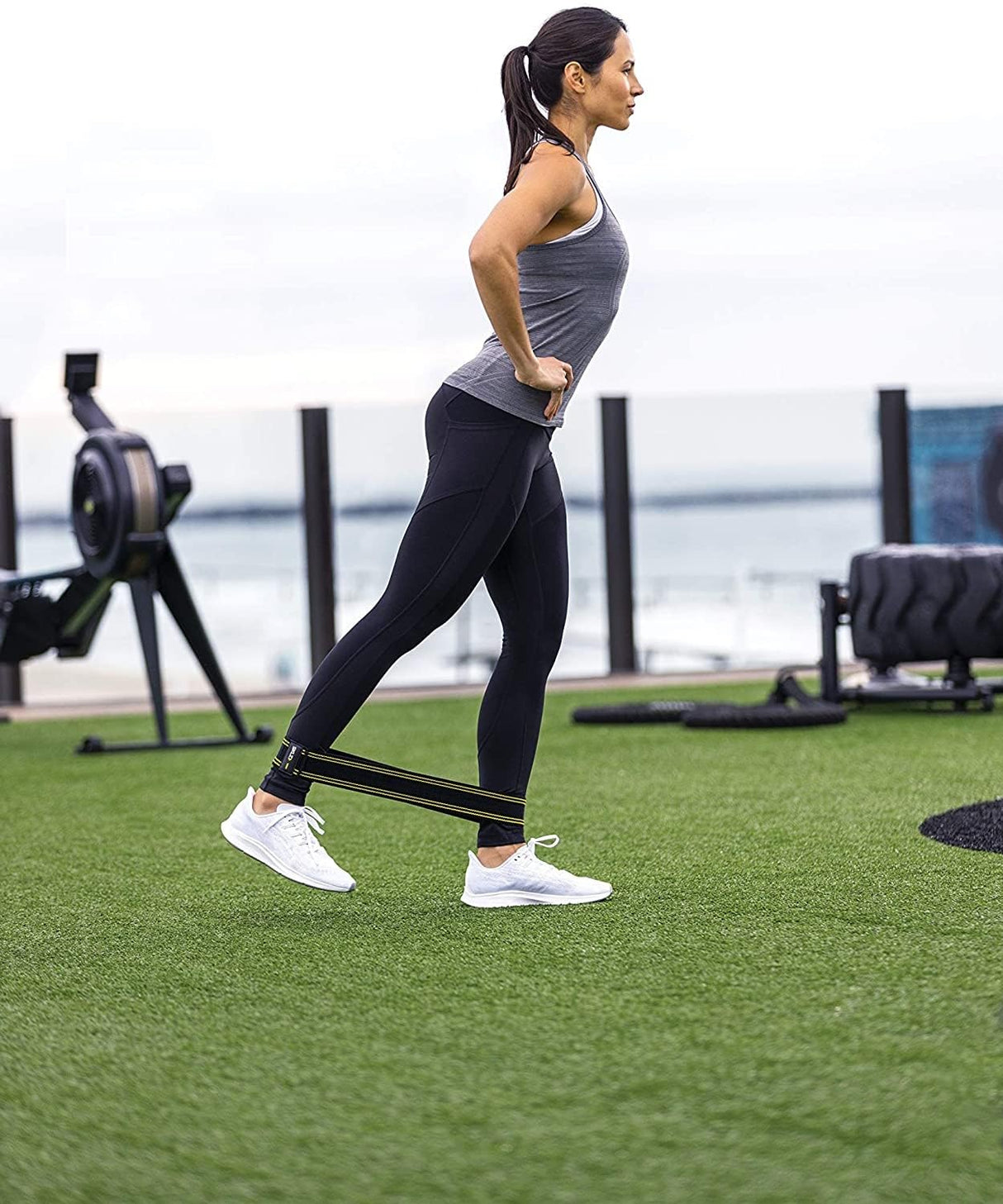 SKLZ Non-Slip Fabric Mini Resistance Band for Upper and Lower Body