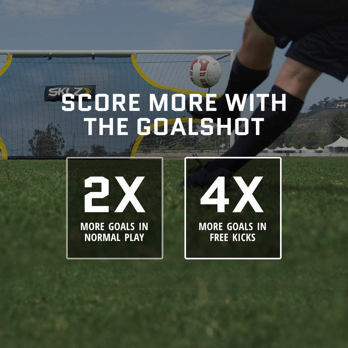 SKLZ Goalshot Soccer Goal Target Training Aide for Scoring and Finishing