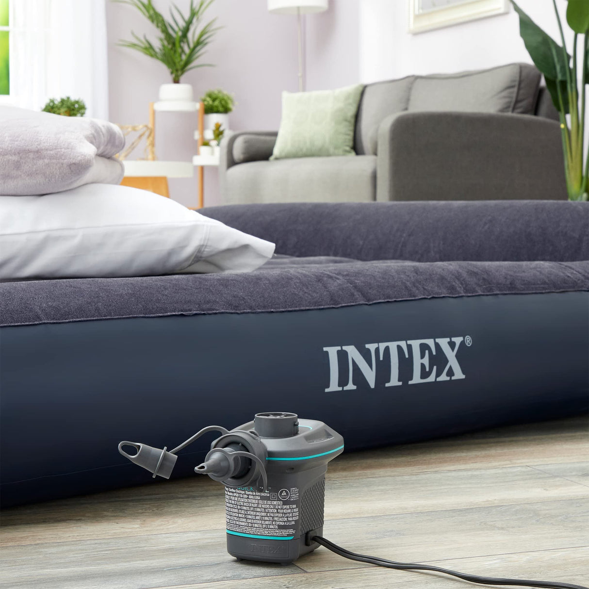 Intex AC Electric Air Pump w/ 3 Interconnected Nozzles