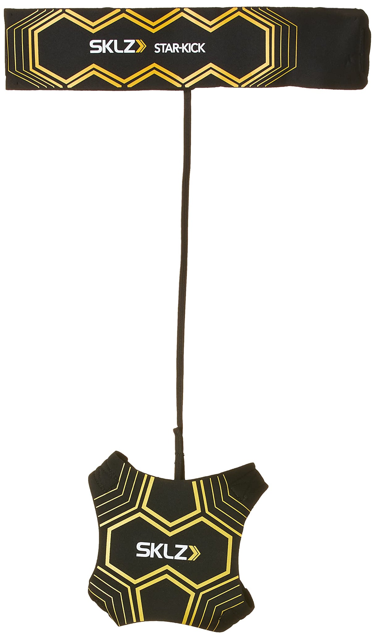 SKLZ Star-Kick Hands-Free Adjustable Solo Soccer Trainer - Fits Ball Sizes 3, 4, and 5