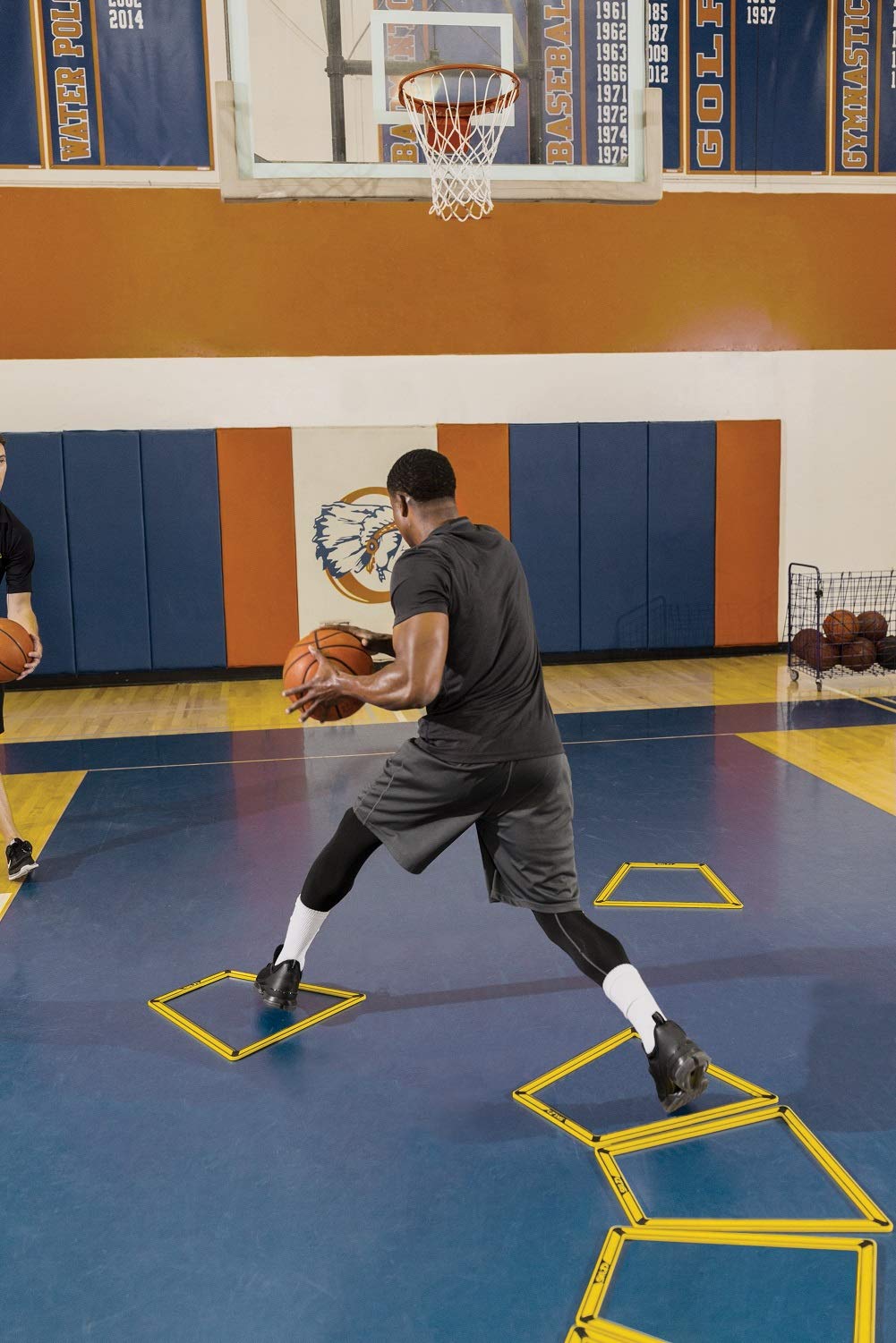 SKLZ Agility Trainer Pro Trapezoid Agility Trainers for Multi-Directional Ladder Patterns