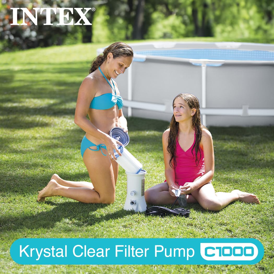Intex Krystal Clear Cartridge Filter Pump for Above Ground Pools