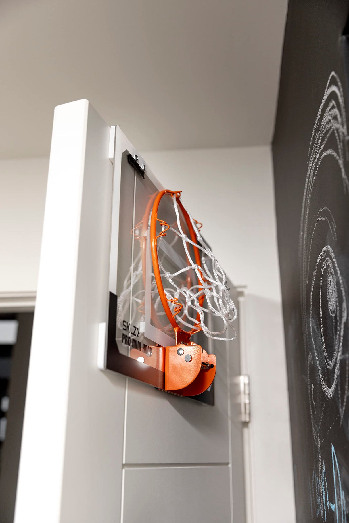 SKLZ Pro Mini Hoop Flip Over-The-Door Basketball Hoop with Flip-up Rim