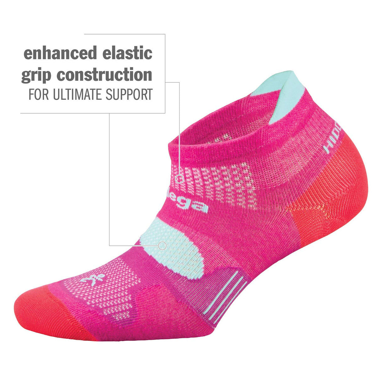 Balega womens Hidden Dry Moisture Wicking Performance No Show Athletic Running Socks (1 Pair)