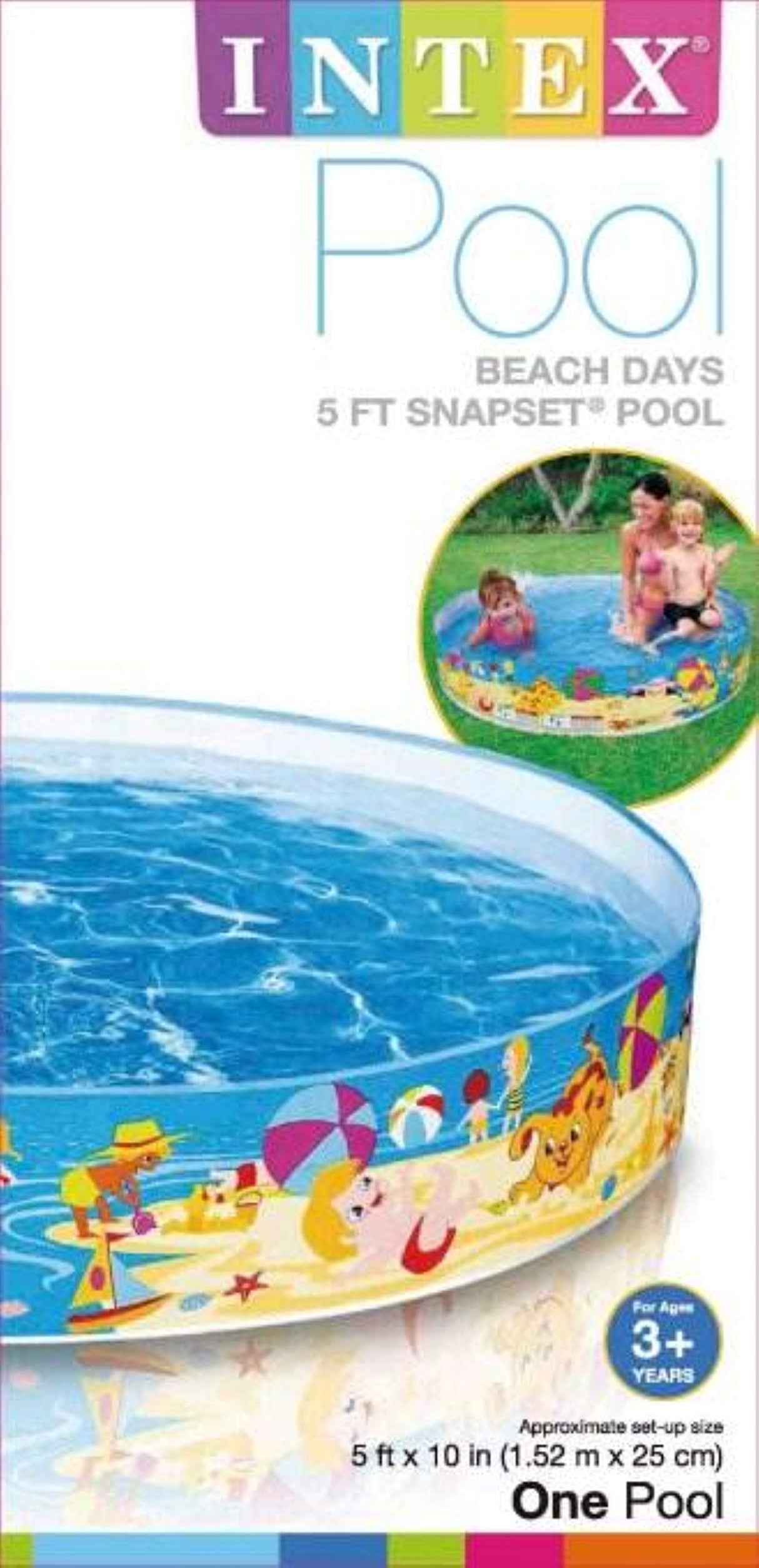Intex Snorkel Buddies Snapset Pool 5'X10 56451EP