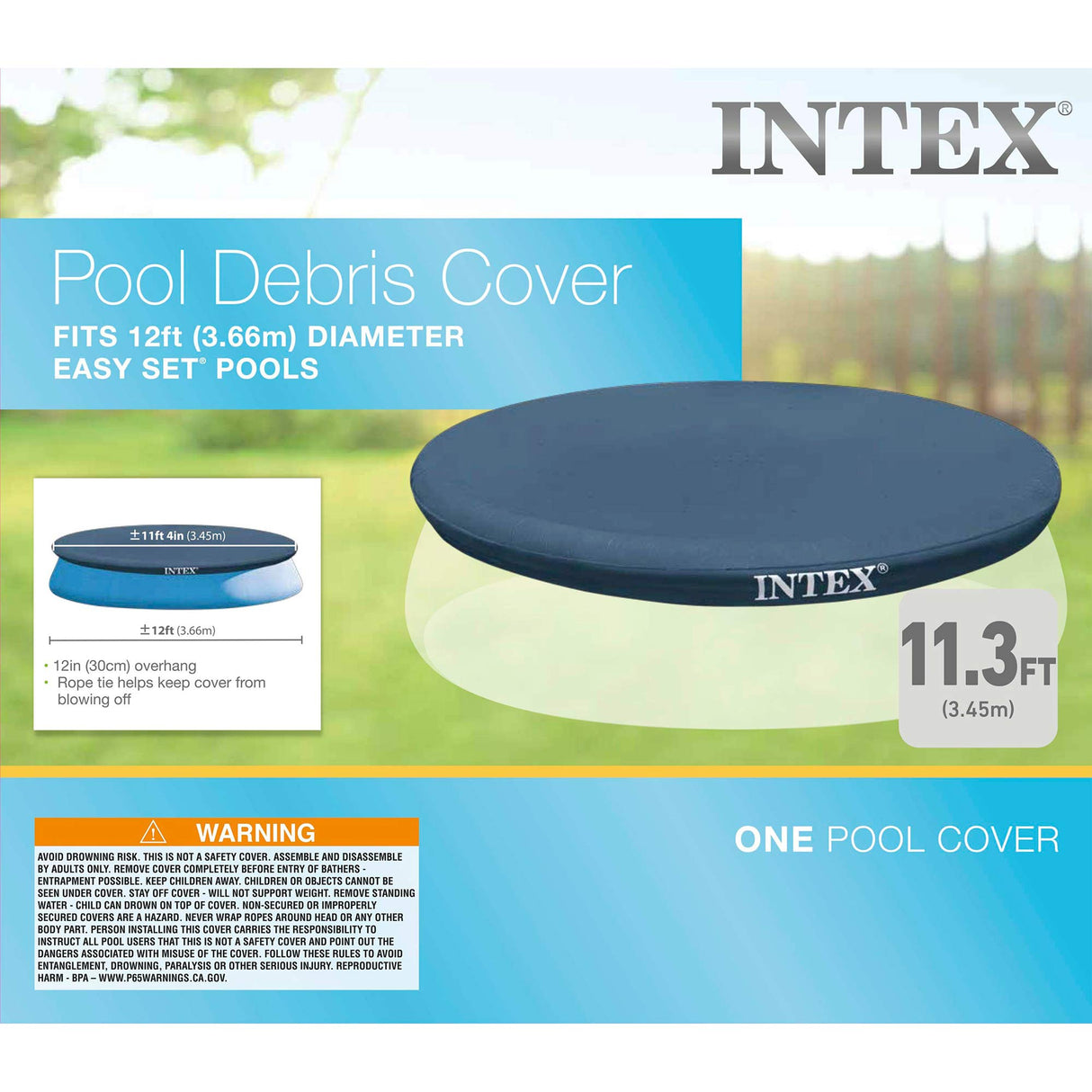 Intex Pool Cover Round Easy Set Pools