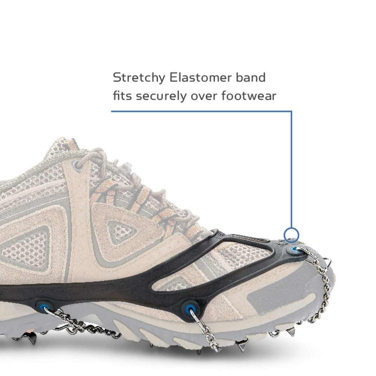 Yaktrax Traverse Heavy-Duty Traction Spikes for Walking on Snow and Ice (1 Pair)