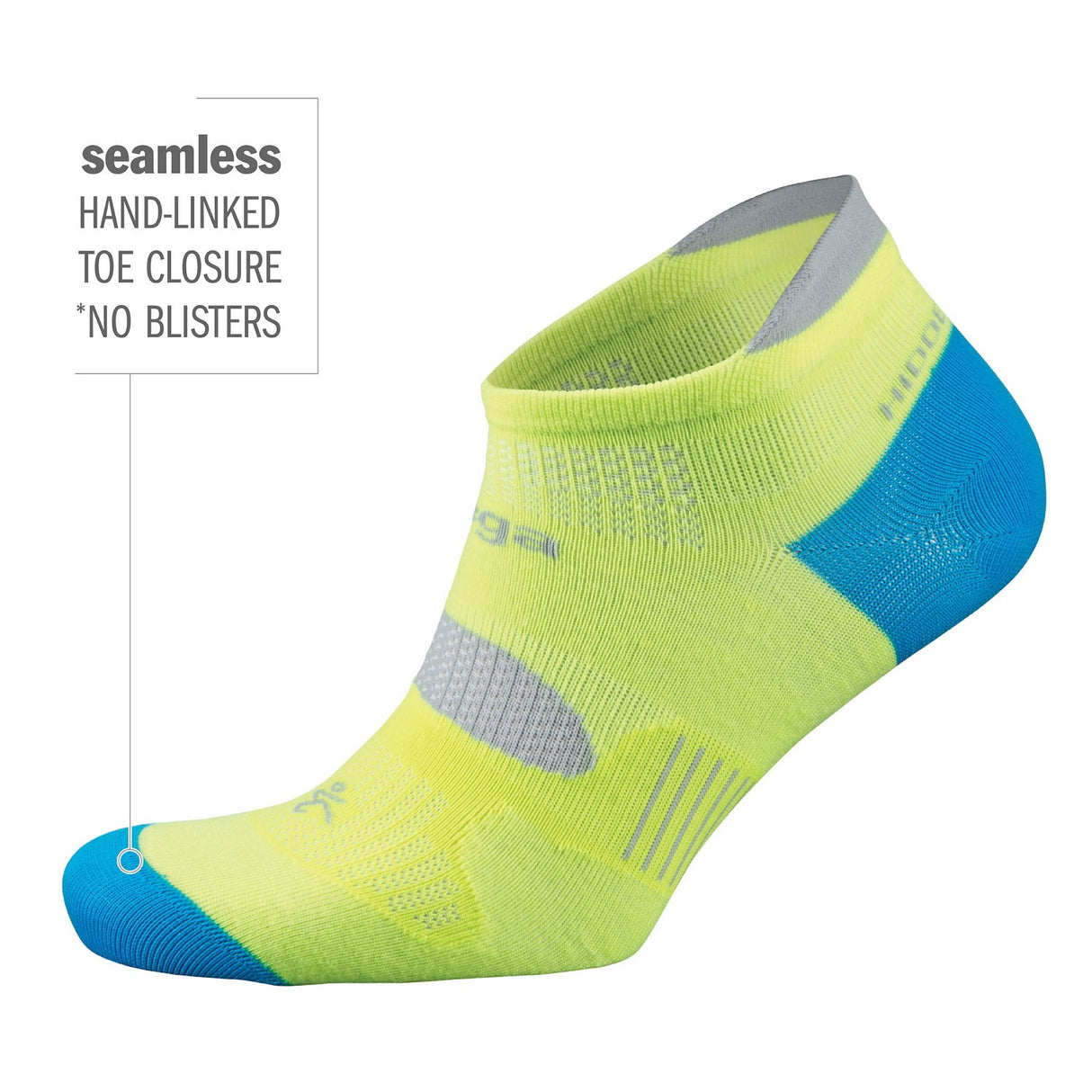 Balega Women's Hidden Dry Moisture Wicking Performance No Show Athletic Running Socks (1 Pair)