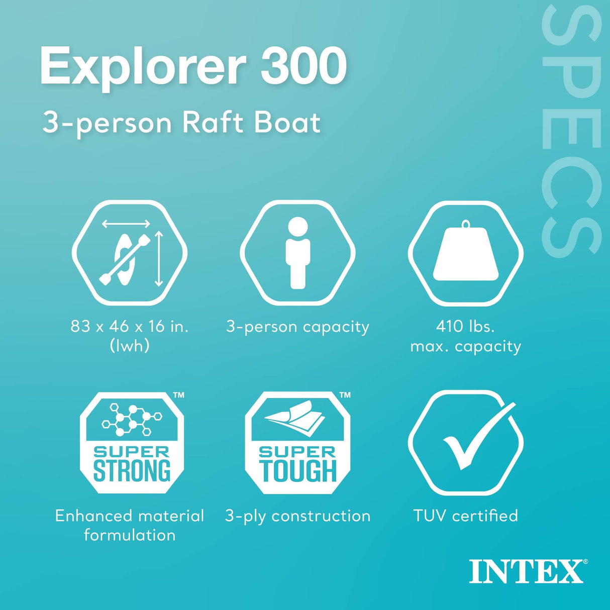 Intex Explorer Inflatable Boat