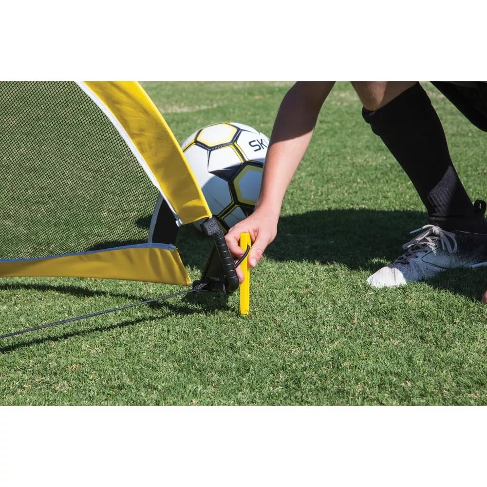 SKLZ Playmaker Portable Pop-Up Goal Set for Training and Pickup Games (Includes 2 Goals)