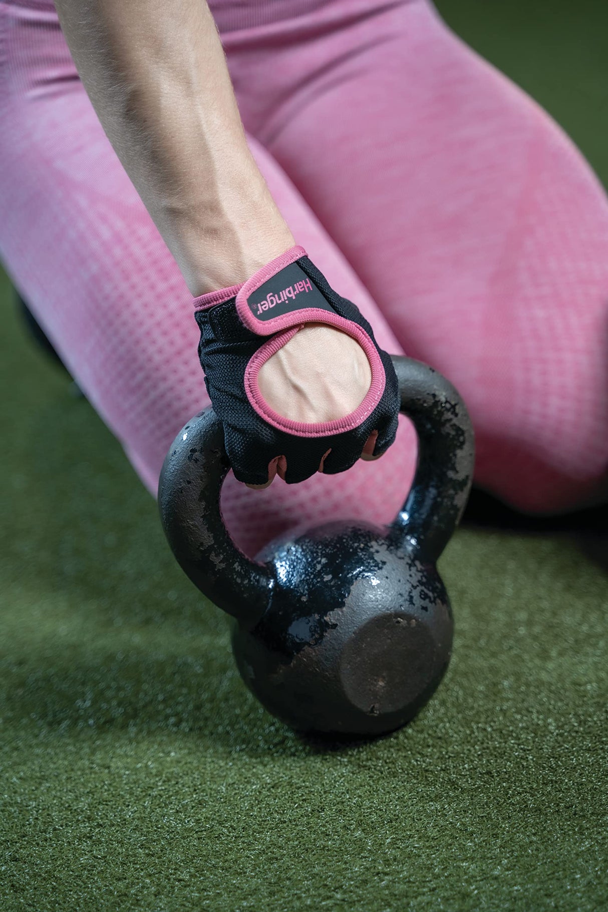 Harbinger Women's Power Gloves for Weightlifting, Training, Fitness, and Gym Workouts with StretchBack Comfort