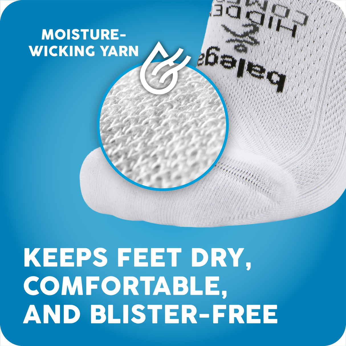 Balega Hidden Comfort Performance No Show Athletic Running Socks for Men and Women (3-Pack)