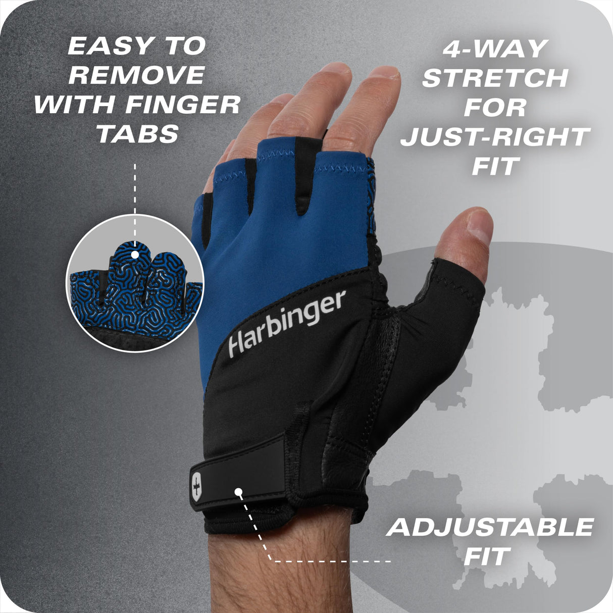 Harbinger Training Grip Gloves 3.0