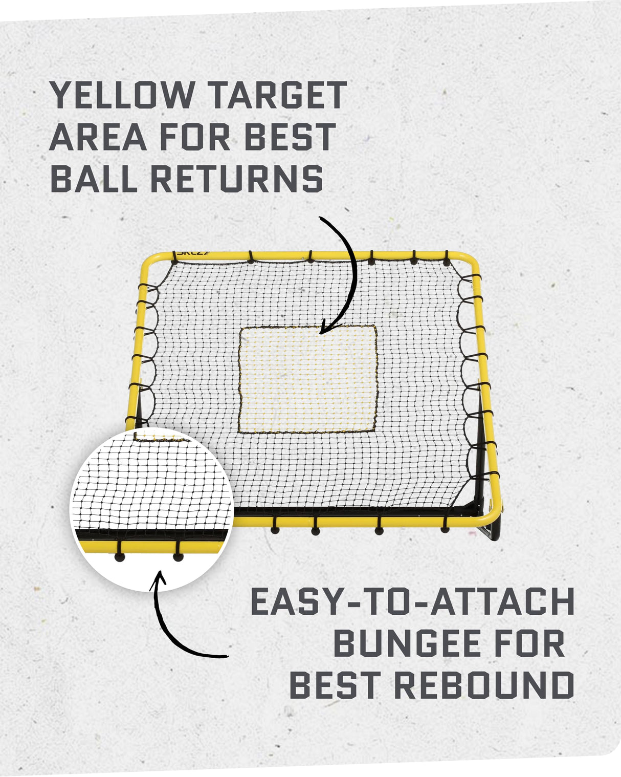 SKLZ Baseball - Softball Rebounder: Boost Your Defensive Skills with Realistic Ground Balls, Line Drives, and Pop Flies. Improve Reaction Time, Hand-Eye Coordination, and Overall Fielding Performance!