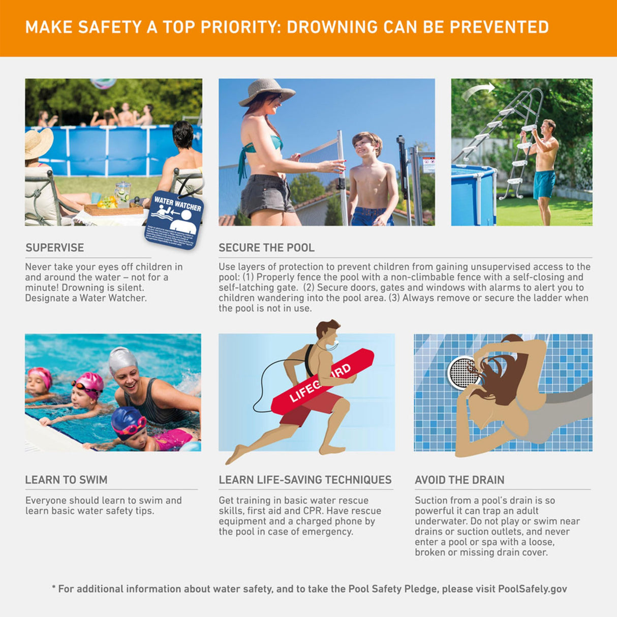 Intex 28206EH Large Round Above Ground Swimming Pool 10 Foot by 30 Inch