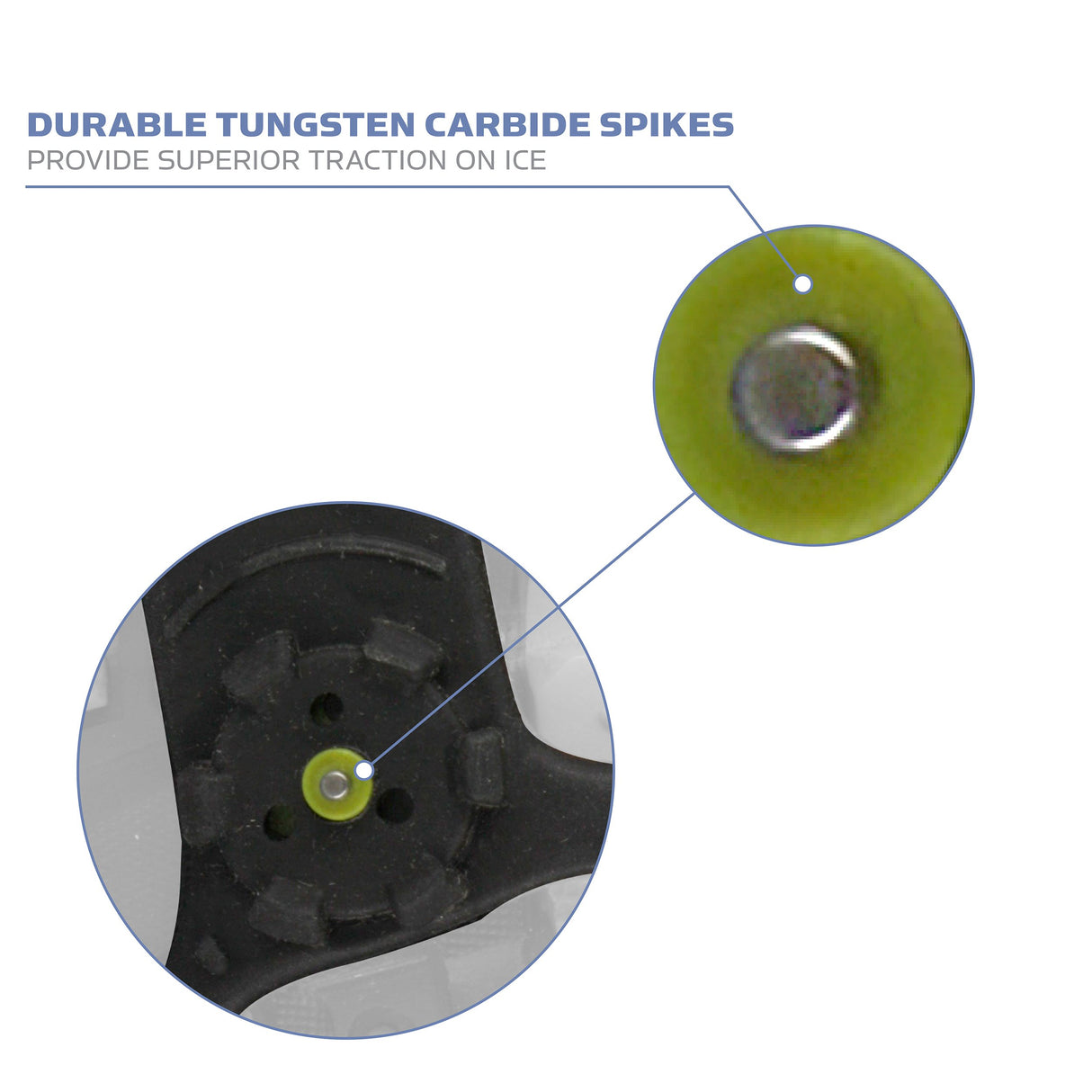 Yaktrax Spikes for Walking on Ice and Snow (1 Pair)