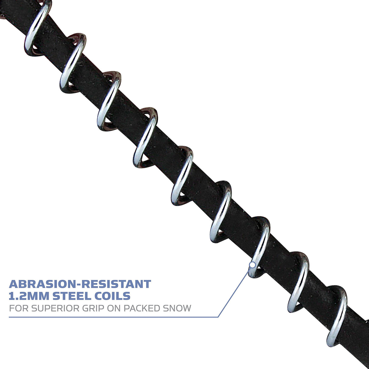 Yaktrax Walker Traction Cleats for Snow and Ice, Black, Medium