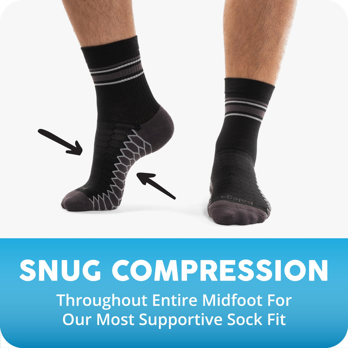 Balega Silver Mini Crew 3-Pack