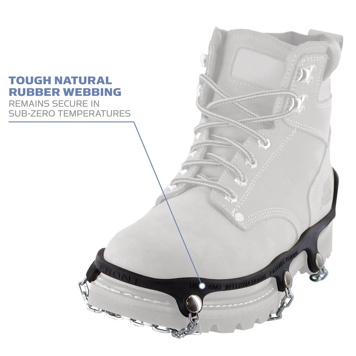 Yaktrax Traction Chains for Walking on Ice and Snow (Pair)