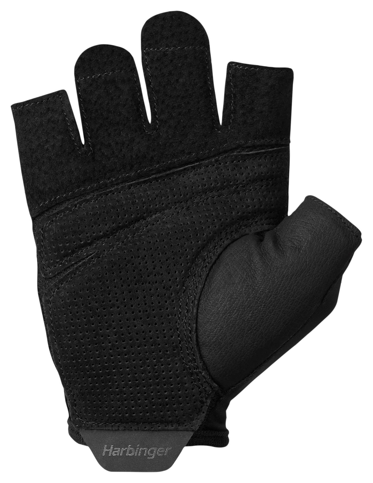 Harbinger Pro Gloves 2.0 for Weightlifting, Training, Fitness, and Gym Workouts - Unisex Black X-Large