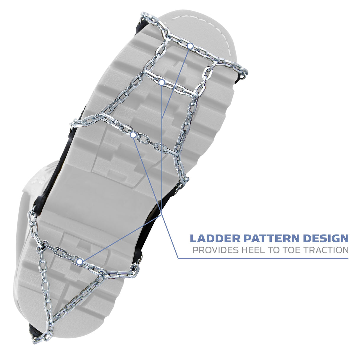 Yaktrax Traction Chains for Walking on Ice and Snow (Pair)